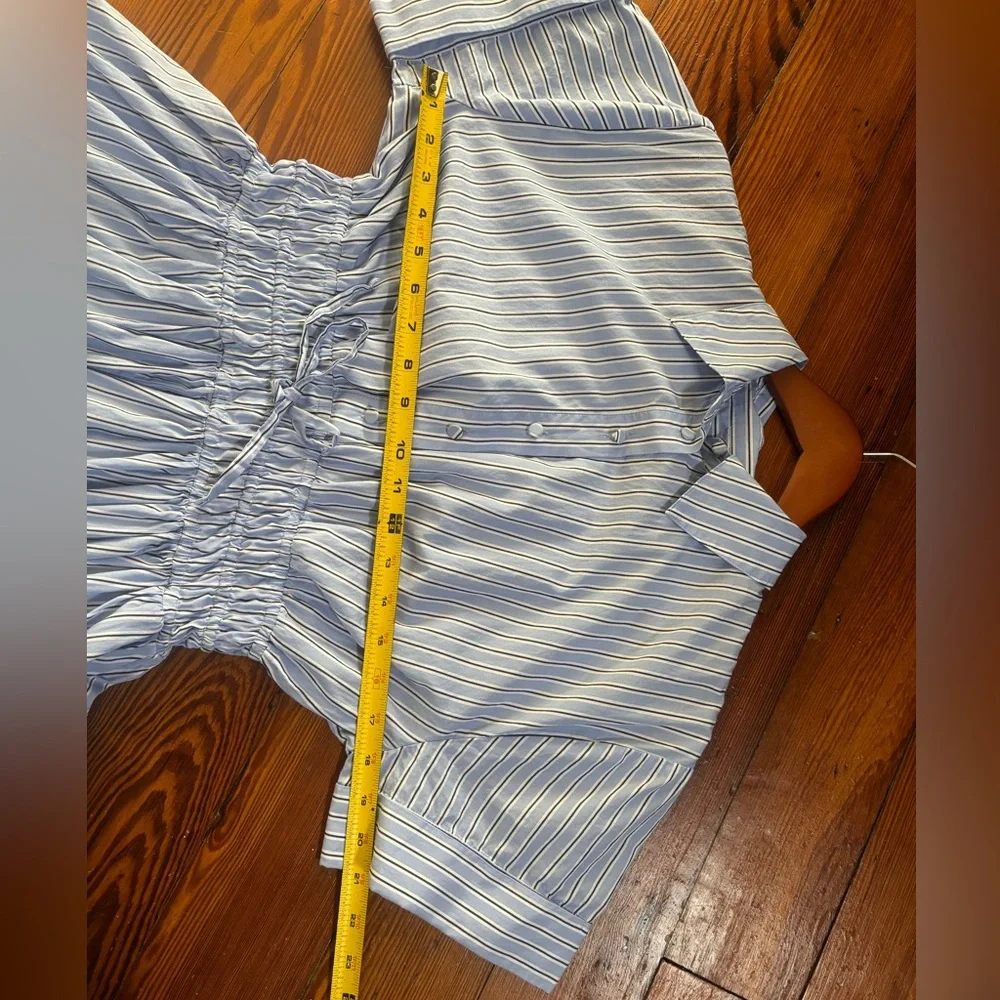 J. Crew Elena shirt-dress in striped cotton poplin (shortened) - Picture 3 of 9